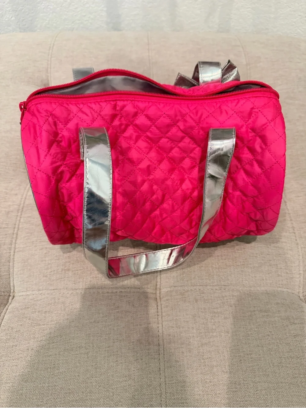 Bloch Pink Quilted 'Miss Ballerina' Dance Bag